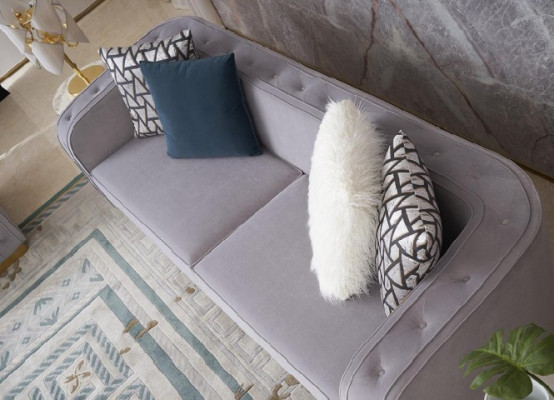 Zestaw sofowy 3+2+1 miejsce do siedzenia Zestaw Design Sofy Podkładka Kanapy Włókienniczy Modern Relaks