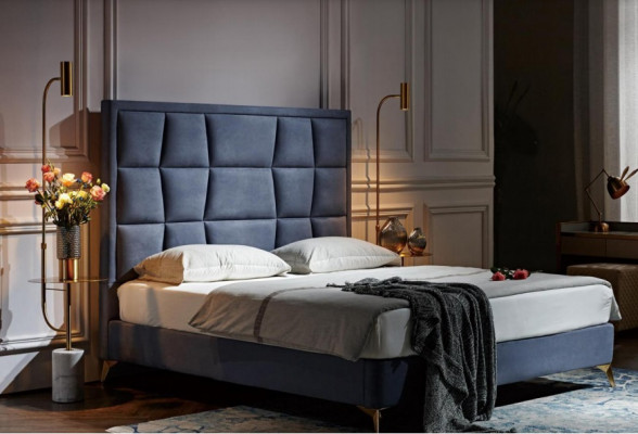 Design Łóżko Sypialnia łóżko Włókienniczy Hotel Luxury Podkładka Siedziba Materiał Nowe Meble