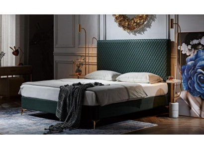 Łóżko Podkładka Design Luksusowe podwójne łóżko Małżeństwo Sleep Pokój Skóra Hotel Łóżko Nowe