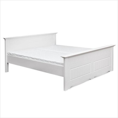 Rolnicy Łóżko Prawdziwe drewniane łóżko 180x200c łóżko drewniane Sypialnia Meble Biały dworek