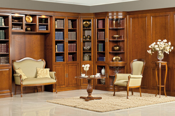 Klasyczna Szafka Szafka Gablota Witryna Szklana meblościanka Model BA-2