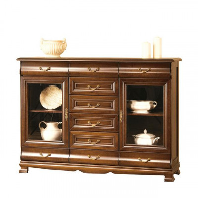 Klasyczna szafka boczna Kredens Komoda wiejska Komody model N-K6B