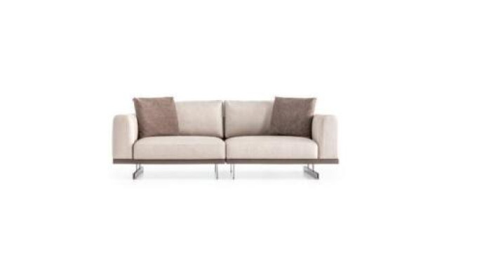 Nowoczesny Zestaw sofowy Luksusowe Meble Podkładka Włókienniczy Kanapa Szara Nowoczesna Sofa