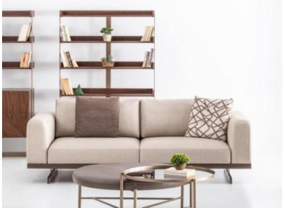 Nowoczesna dwuosobowa sofa o eleganckim stylu i wysokiej jakości materiałach
