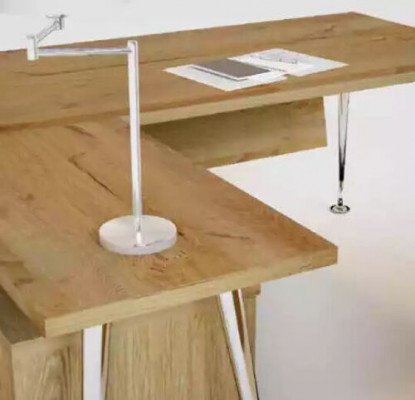 Drewno Office Zestaw Biurko narożne Kredens 2x Szafka na artykuł stolik kawowy Zestaw 4 szt.