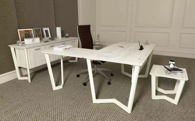 Biurko Büro Kredens Biurko narożne Büro Ustawić Szafkę na schrifty 3 szt.