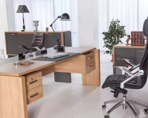Luksusowe Biurko Tabela Drewno Design Meble Biurowe Meble 206x102cm
