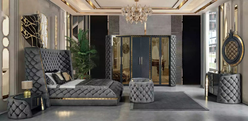 Szafa Szafa Chesterfield Designerskie Szafki Tapicerowane 315cm