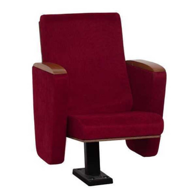 Fotel Art Deco Fotel Sofa 1 miejsce do siedzenia dla Theatre Design Luxury Czerwony Włókienniczy Nowość