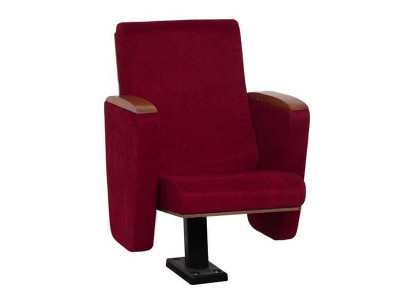 Fotel Art Deco Fotel Sofa 1 miejsce do siedzenia dla Theatre Design Luxury Czerwony Włókienniczy Nowość