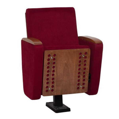 Fotel Art Deco Fotel Sofa 1 miejsce do siedzenia dla Theatre Design Luxury Czerwony Włókienniczy Nowość