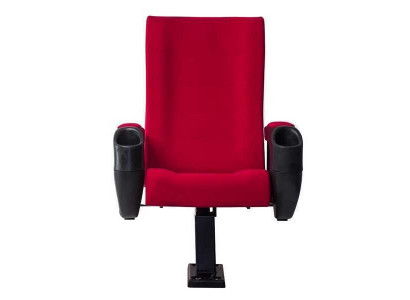 Nowoczesny Fotel Fotel Sofa 1 miejsce do siedzenia dla Teatru Cinema Design Luksus Czerwony Włókienniczy