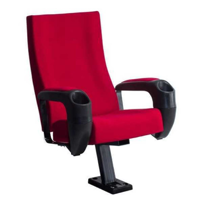 Nowoczesny Fotel Fotel Sofa 1 miejsce do siedzenia dla Teatru Cinema Design Luksus Czerwony Włókienniczy