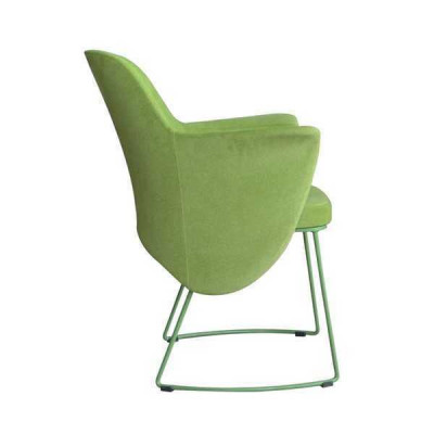 Krzesło do jadalni Krzesło krzesło kuchenne Fotel miejsce siedzące Materiał Modern Drewno Green nowe