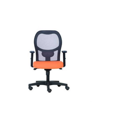 Krzesła biurowe Pomarańczowe krzesło biurowe Krzesło obrotowe Krzesło biurowe ChefFotel Mesh Design