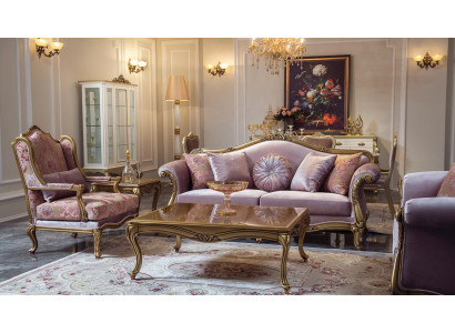 Zestaw sofowy 3+2+1 stolik kawowy miejsce do siedzenia Podkładka Sofa Żywy krajobraz Sofas