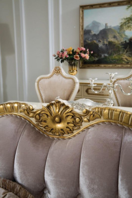 Zestaw sofowy Sofa miejsce do siedzenia stolik kawowy Fotel Sofy Zestaw Materiał Luksus Siedzące 5-częściowy.