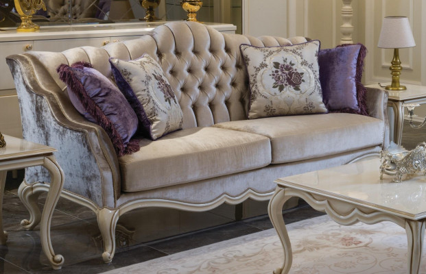 Trzyosobowa luksusowa 3-miejscowa kanapa do siedzenia Podkładka Classic Siedziba Sofy Pokój Meble