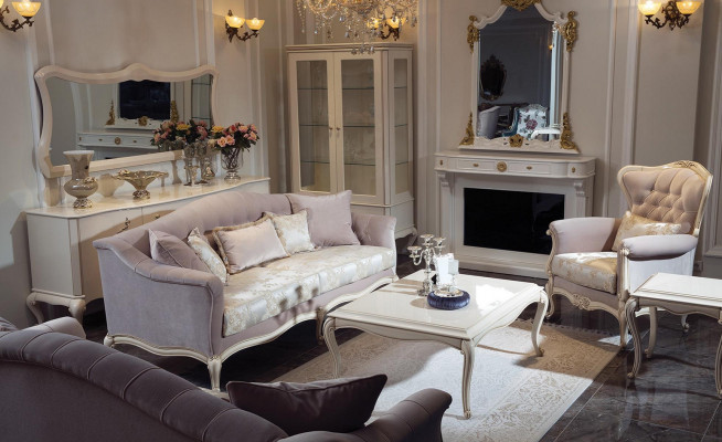 Sofa Trzyosobowa Klasyczna Sofa Podkładka Meble Włoskie Meble Sofa