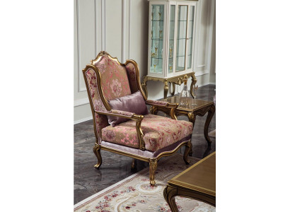 Luksusowe Meble Design Fotel Design Jednoosobowy Włókienniczy Salon Klasyczny