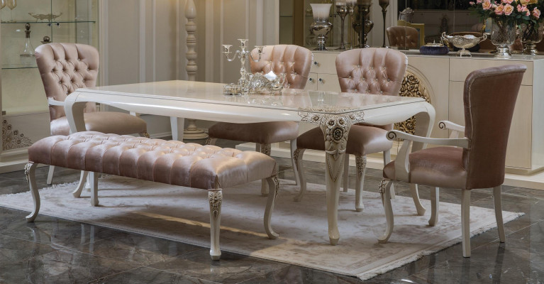 Luksusowy Stół obiadowy Design Tabela jadalnia stoły drewniane stoły włoskie Meble 228cm