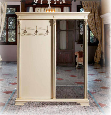 Szafa Lustro Szafa do przedpokoju Biały Szafa do przedpokoju Darderobe Włochy