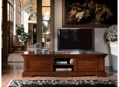 Design Kredens Kredens Side Low Board Szafa Salon RTV Półka Luxury Drewno Nowość