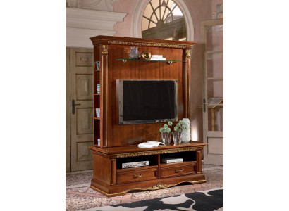 Nadstawka do szafki RTV Jednostka ścienna Szafka RTV ścienna Solidne drewno country house Solidne drewno