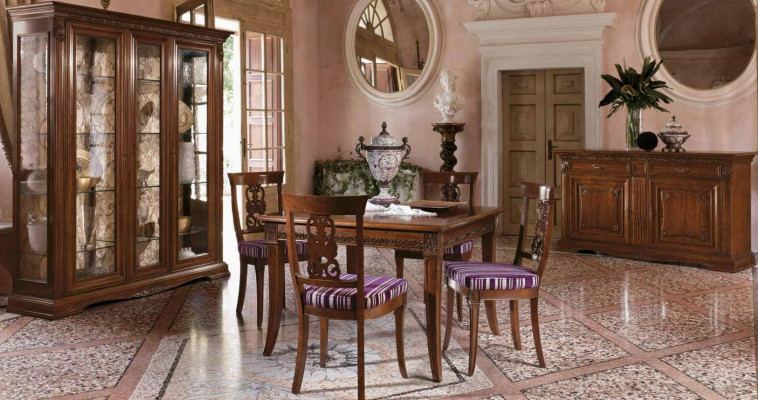 Stół obiadowy stoły do ​​jadalni stoły Tabela Design Classic Drewno Barokowe Rokoko Meble nowe