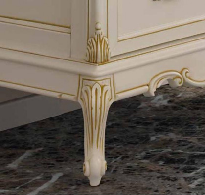 Sypialnia Kredens Szafa Classic Kredens z Lustro Elegant Style Meble