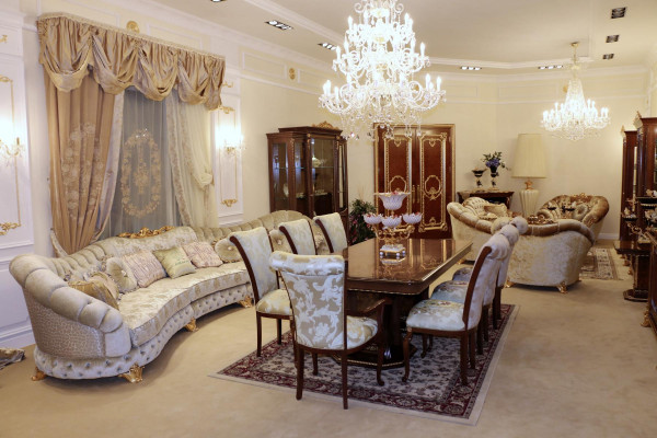 Designerska Sofa Okrągły Narożnikowa kanapa Okrągły Sofa Modern Włochy Żywy krajobraz Meble