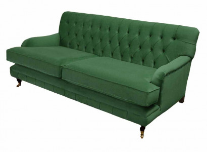 Chesterfield 3 miejsce do siedzenia Designerska Sofa Couch Podkładka Luksusowe Kanapy Włókiennicze