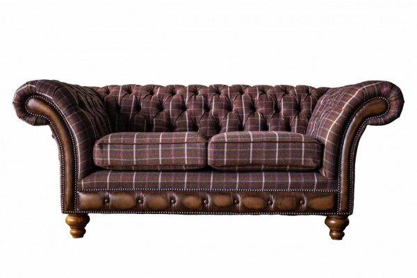 Chesterfield dwumiejscowe Meble 2 miejsce do siedzenia Sofa Kanapa Podkładka Lounge Couches