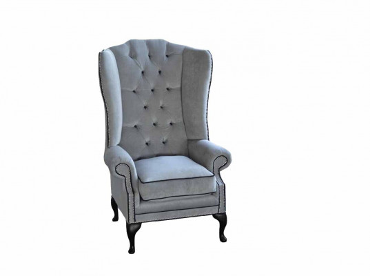 EarsFotel Chesterfield 1 miejsce do siedzenia Fotel Włókienniczy Podkładka Sofa Couch Nowość