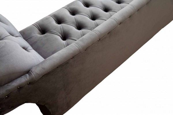 Chesterfield 3 miejsce do siedzenia Design Couch Sofa Podkładka Siedziba Material Luxury Couches
