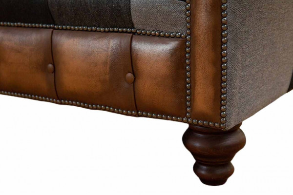 Chesterfield 3 miejsce do siedzenia Kanapa Podkładka Włókienniczy Kanapy Sofa do Salonu Nowość