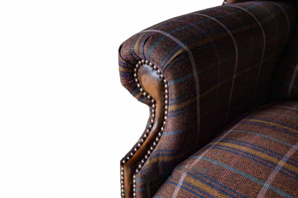 Chesterfield Design Sofa Fotel Couch Podkładka EarsFotel 1 miejsce siedzące Nowość