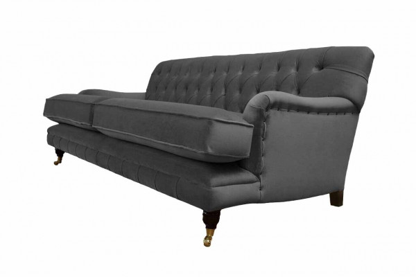 Sofa 3 miejsce do siedzenia Kanapy Art Deco trzyosobowa Nowa luksusowa kanapa włókiennicza Podkładka