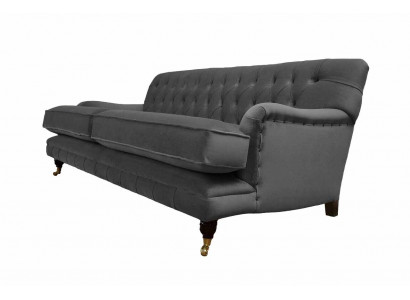 Sofa 3 miejsce do siedzenia Kanapy Art Deco trzyosobowa Nowa luksusowa kanapa włókiennicza Podkładka