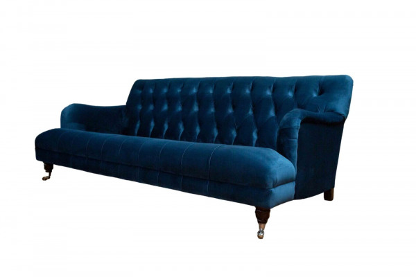 Chesterfield Design Luxury Podkładka Sofa Kanapa Siedziba Ustaw Włókienniczy Nowość