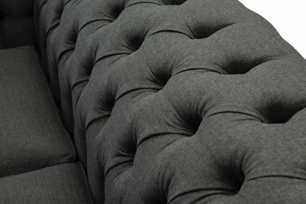 Design Chesterfield Materiał Couch Fotel 1,5 miejsca do siedzenia Podkładka Sofas Lounge
