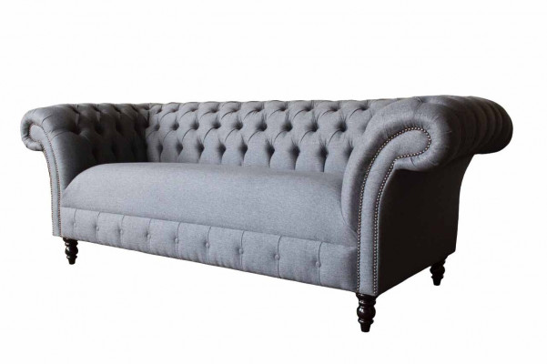 Chesterfield Sofa 3 miejsce do siedzenia Sofa Podkładka Luksusowe Włókiennicze Kanapy Sofy