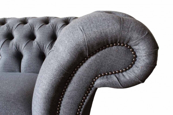 Chesterfield Sofa 3 miejsce do siedzenia Sofa Podkładka Luksusowe Włókiennicze Kanapy Sofy