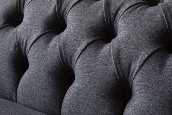 Chesterfield Sofa 3 miejsce do siedzenia Sofa Podkładka Luksusowe Włókiennicze Kanapy Sofy