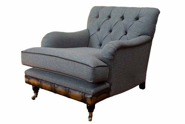 Fotel uszyFotel miejsce siedzące Materiał Luksusowy Salon Klasyczny Chesterfield
