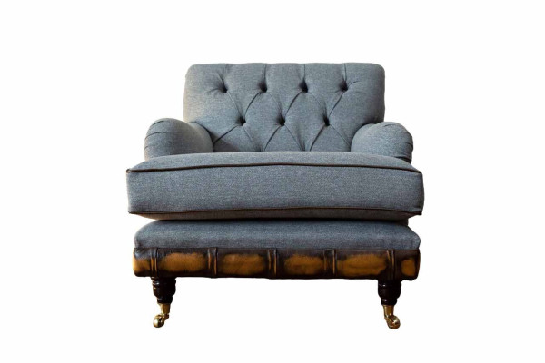 Fotel uszyFotel miejsce siedzące Materiał Luksusowy Salon Klasyczny Chesterfield