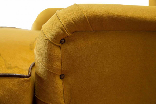 Fotel 1 miejsce do siedzenia Sofy Materiał Pokój dzienny Włókienniczy Luksusowe Meble Jednoosobowe Chesterfield