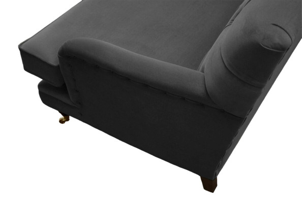 Chesterfield Fotel Couch Podkładka 1 miejsce do siedzenia Design Couches Włókienniczy Nowość