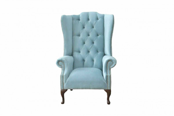 Baby Blue EarsFotel Fotel Design Podkładka Sofa Kanapa Chesterfield Włókienniczy Nowość