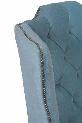 Baby Blue EarsFotel Fotel Design Podkładka Sofa Kanapa Chesterfield Włókienniczy Nowość